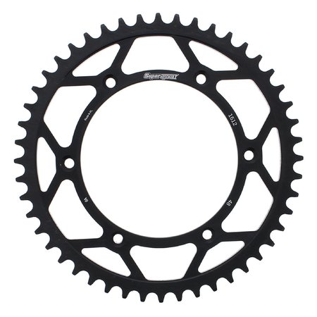 SUPERSPROX Steel Sprocket Black 48T- for Gas-Gas EC250 03-19 RFE-1512-48-BLK